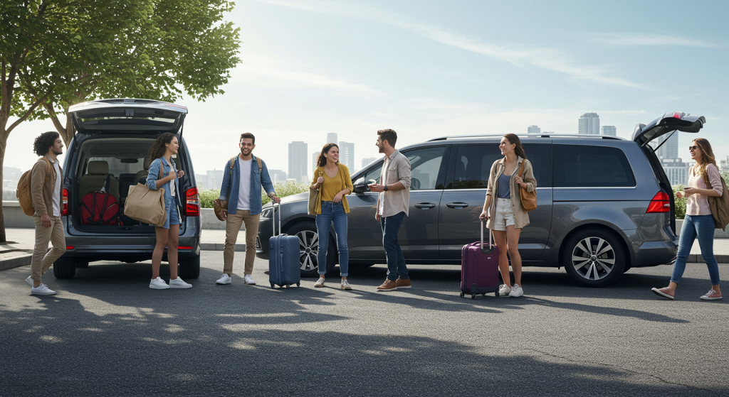 8 seater rental