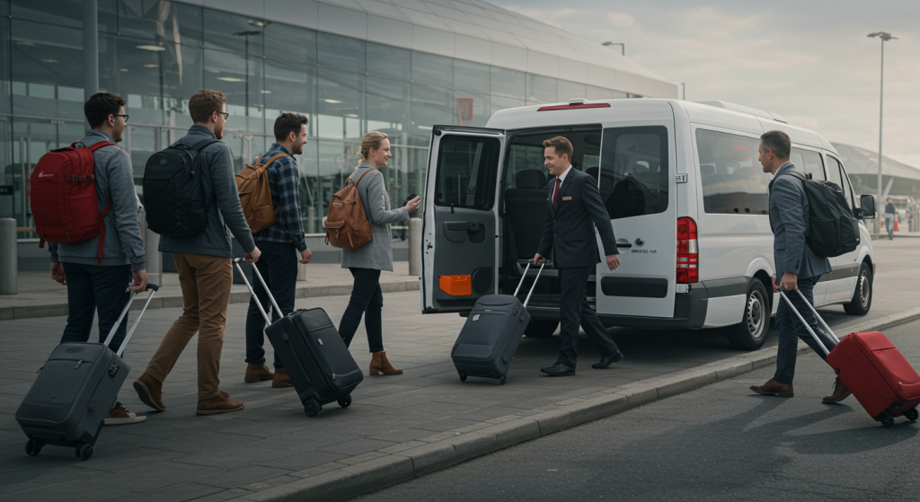 minibus airport transfers near me